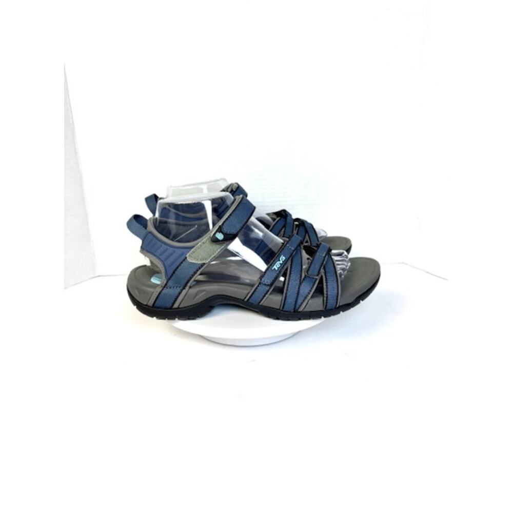 Teva Tirra Sandals Womens 9 Blue Gray Hiking Sport Outdoor Strappy Comfort Shoes - Picture 3 of 11
